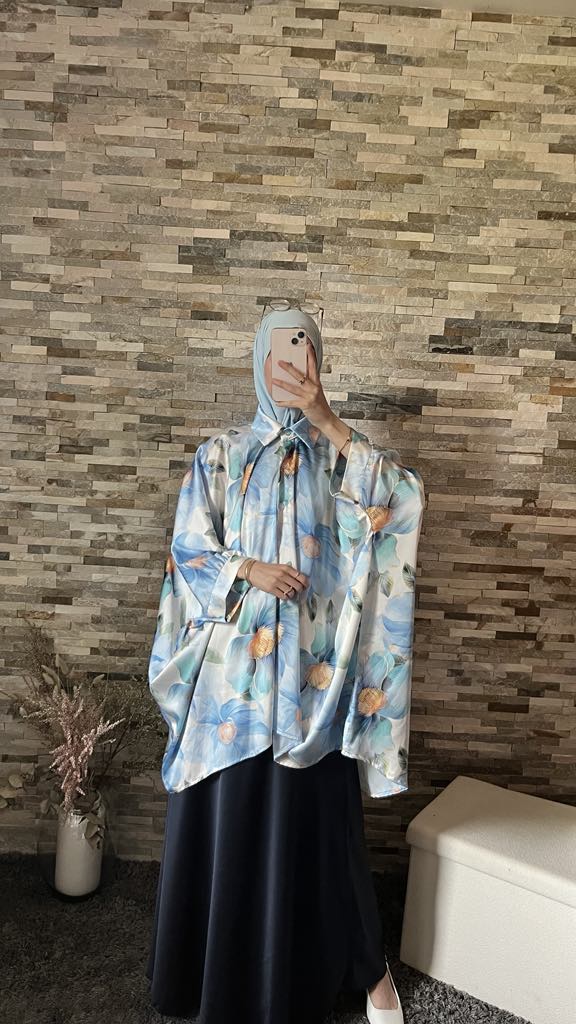 Chemise satin "Wardiya"