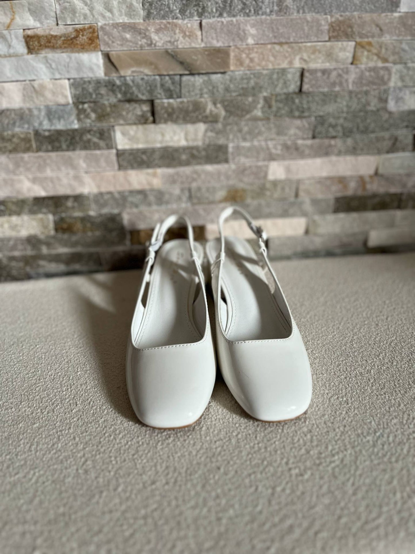 Chaussures à talons blanches Zayna