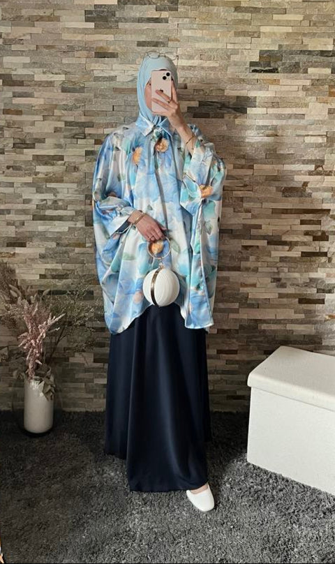 Chemise satin "Wardiya"